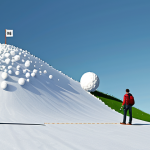 Compound Interest Illustration**

A visual representation of compound interest, showing a snowball rolling down a hill and growing larger with each rotation; graphs illustrating exponential growth versus linear growth; calculator displaying compound interest formula; fully clothed, appropriate attire, safe for work, perfect anatomy, natural proportions, professional illustration, family-friendly.

**